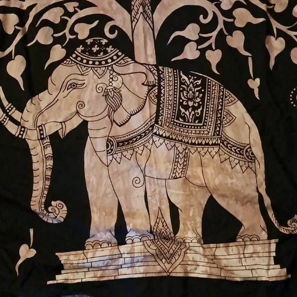 Elephant Tree of Life Wall Hanging Tapestry - Picture 2 of 7